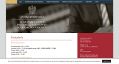 Desktop Screenshot of komornikdrzymala.pl