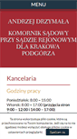 Mobile Screenshot of komornikdrzymala.pl
